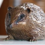 Eric - bronze hedgehog by Margie Rome